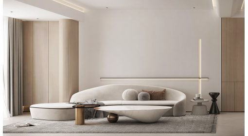 臺(tái)州·京都御府120m2現(xiàn)代極簡(jiǎn)原木風(fēng)格三居室