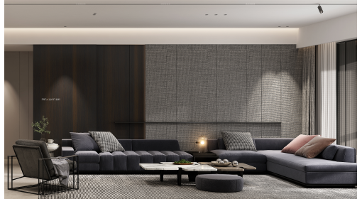 臺州·開元山莊150m2現(xiàn)代風格三居室