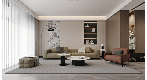 臺州·玖瓏壹號院500m2意式輕奢風格