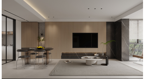 臺(tái)州·錦湖園89m2現(xiàn)代風(fēng)格兩居室