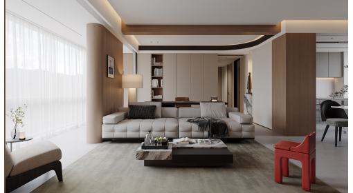 臺州·雲(yún)起玖瓏143m2意式風格