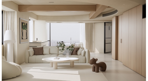 臺州·橫湖麗苑130m2現(xiàn)代極簡風格