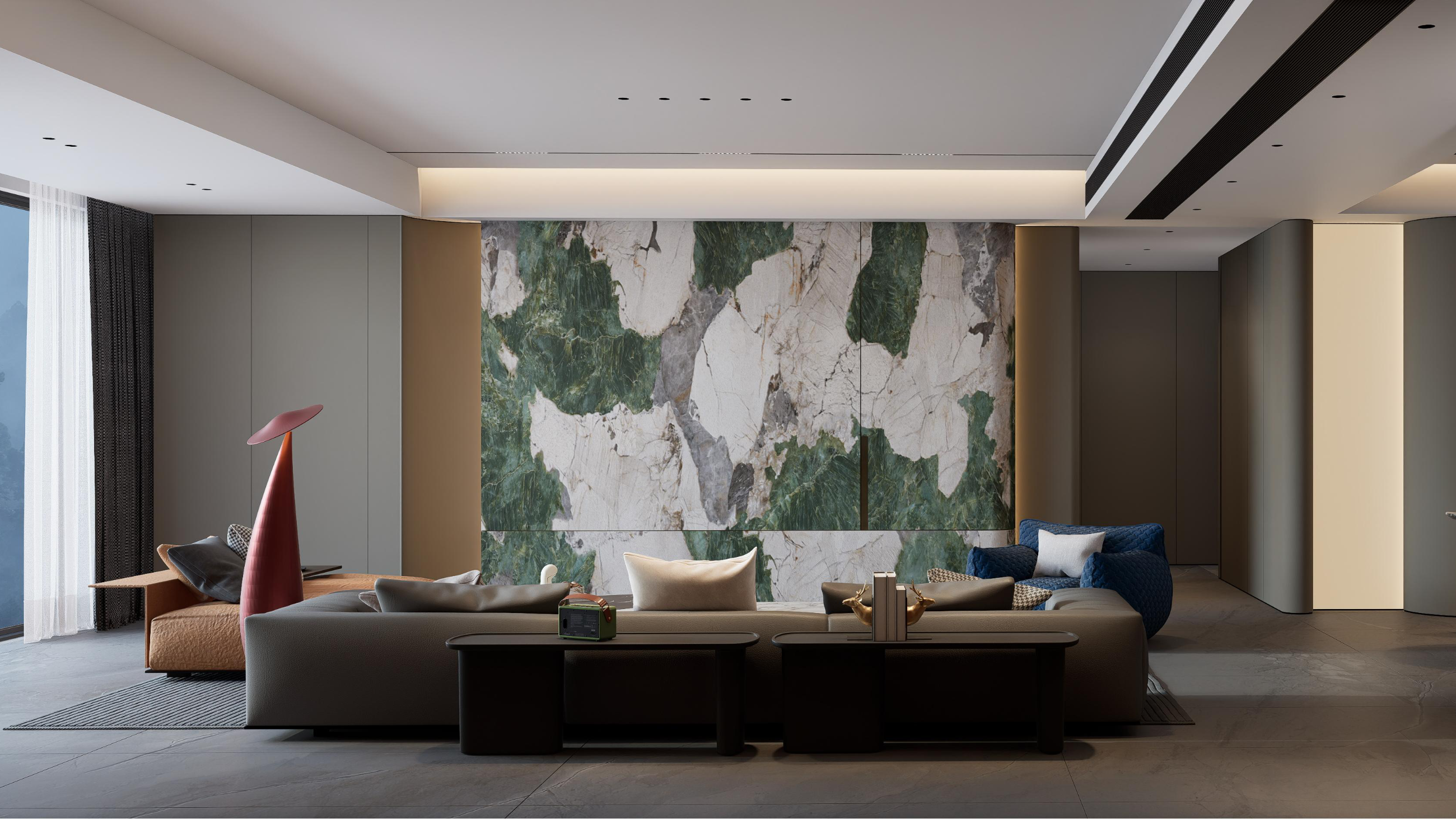 臺(tái)州·玖瓏和璽143m2意式混搭風(fēng)格