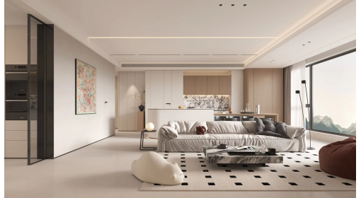 臺(tái)州·龍譽(yù)華庭143m2極簡(jiǎn)原木風(fēng)格