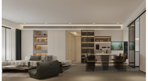 臺州·玖都薈125m2現(xiàn)代簡奢風(fēng)格