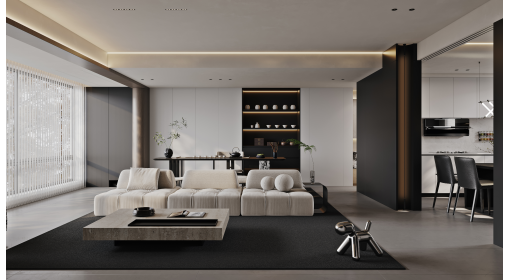 臺州·云樾東方143m2現(xiàn)代極簡風(fēng)格